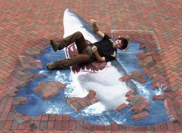 Shark Painting in Hong Kong.