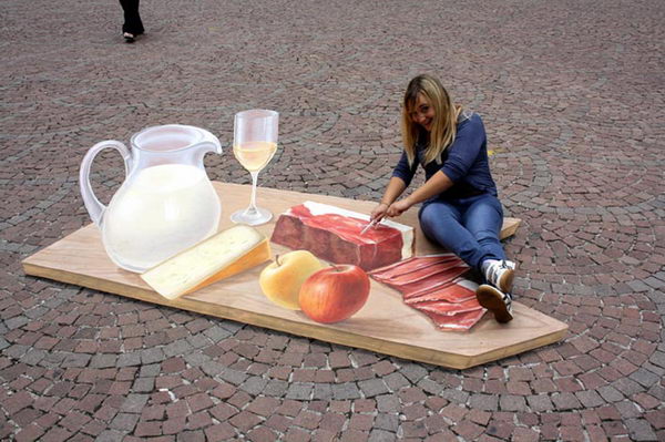 Gourmet Painting in Bolzano, Italy.