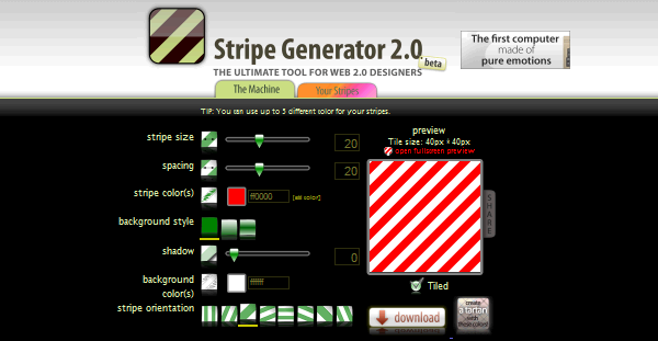 9-stripe-generator-background-tool