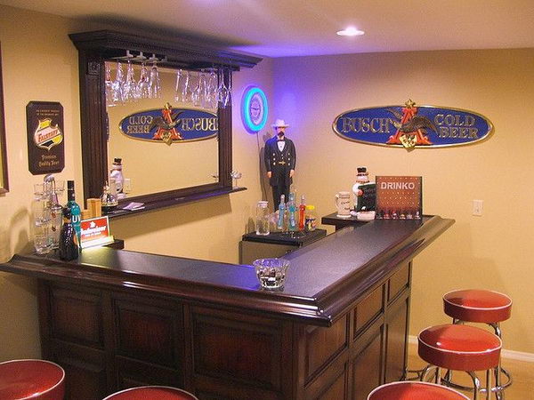 20+ Creative Basement Bar Ideas - Hative