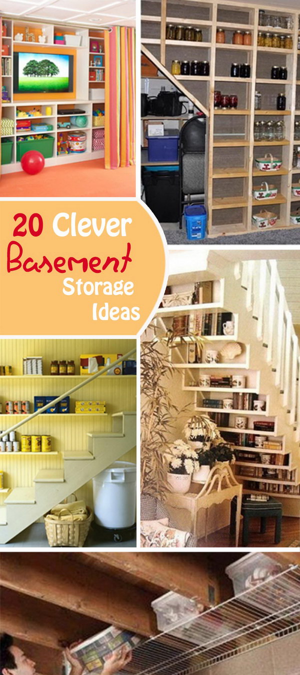 20 Clever Basement Storage Ideas Hative