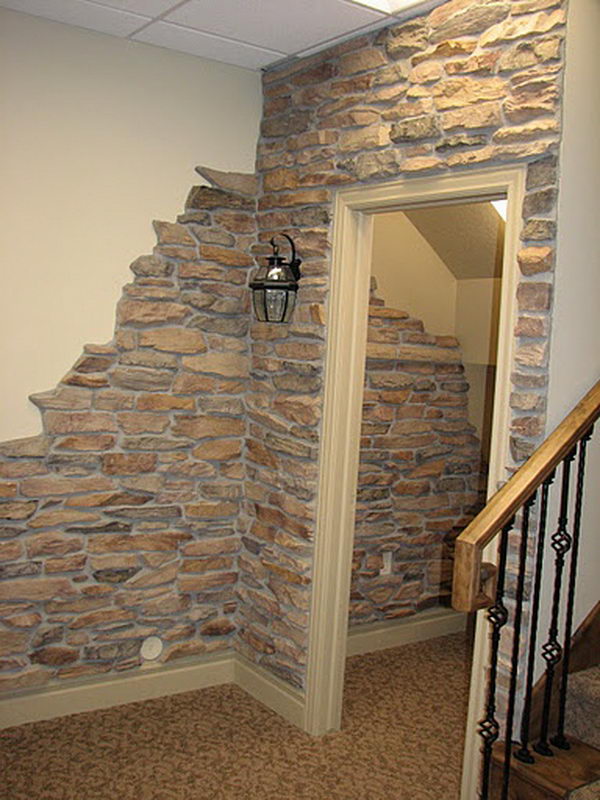 ideas to cover concrete block wall