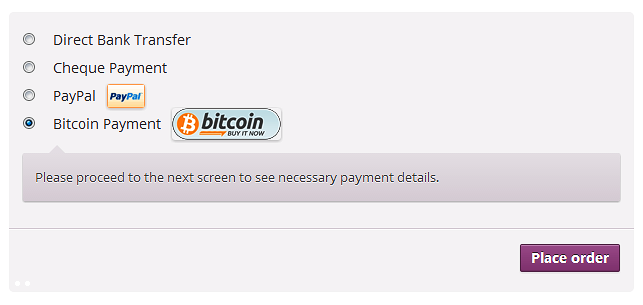 accept bitcoin deposites with php