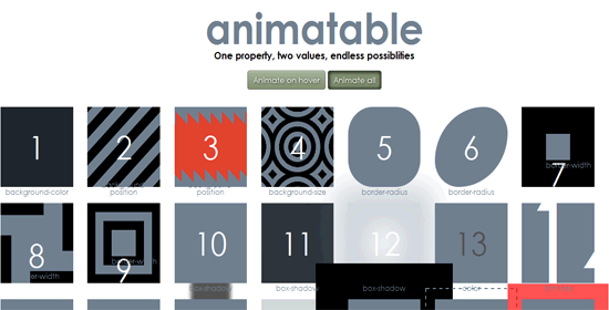 5-animatable-css-library