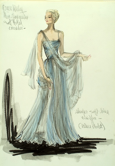 fashion gown sketch