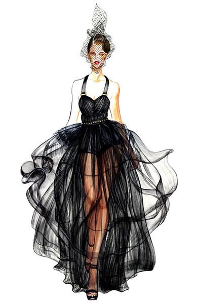 Rachel Zoe fashion Sketch fashion Sketchbook croquis sketchbook nail  Art cocktail Dress gown fashion Illustration fashion Design  Anyrgb