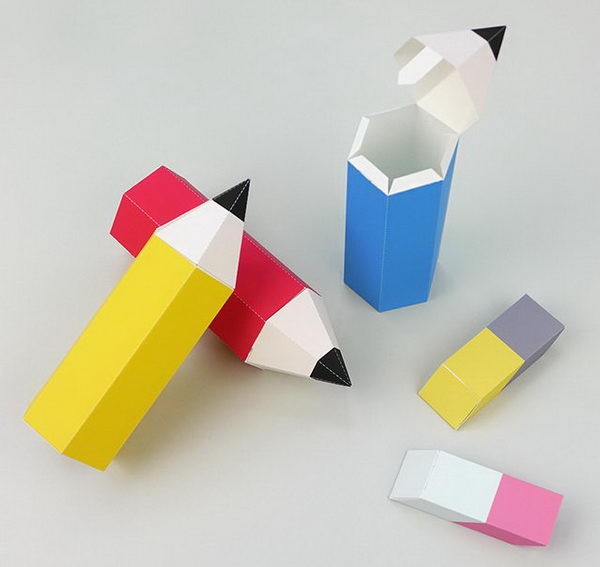 Back to School Pencil Favor Boxe. To celebrate back to school, here are some colorful pencil favor boxes and tiny cute eraser boxes to print that are perfect for teacher gifts or back to school party decorations.