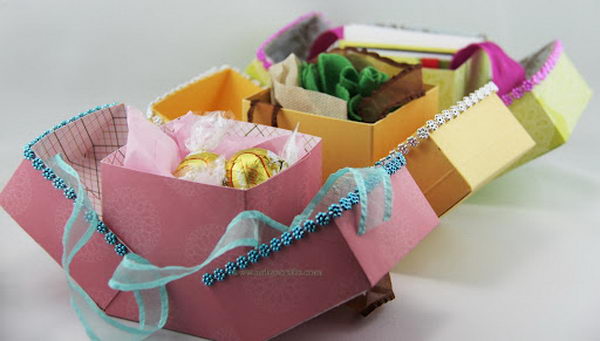 40+ Creative DIY Favor Boxes - Hative