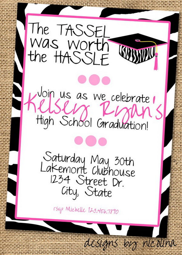 Creative Graduation Party Invitation Ideas 2