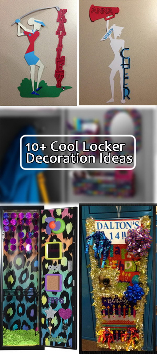 10+ Cool Locker Decoration Ideas - Hative