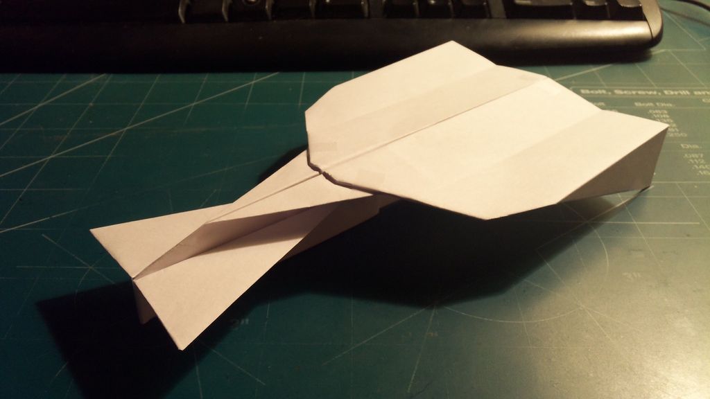 thunder bomber paper airplane