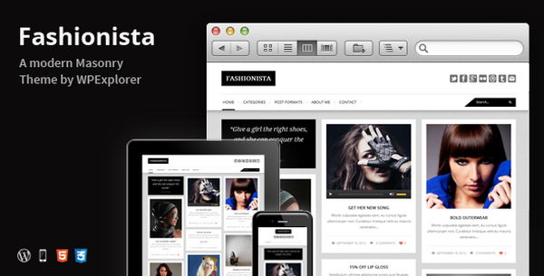 Fashionista - Responsive WordPress Blog Theme,