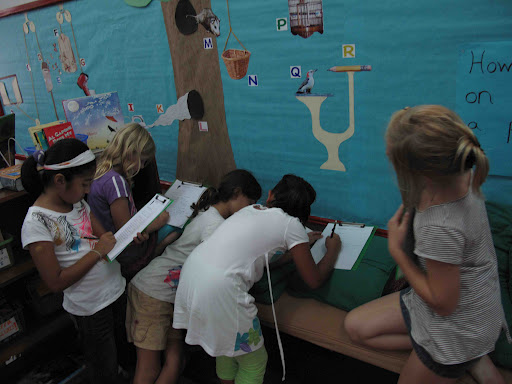 Rube Goldberg Interactive Bulletin Board Idea, The instructions of this machine (on the right side of the board) where hidden with construction paper, and the students worked together in pairs to figure out what this board did, and how each step worked. 