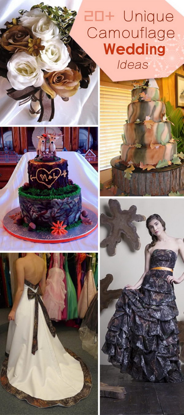 20+ Unique Camouflage Wedding Ideas - Hative