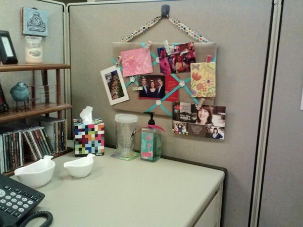 DIY cubicle decorations which bring your personal touch, energy