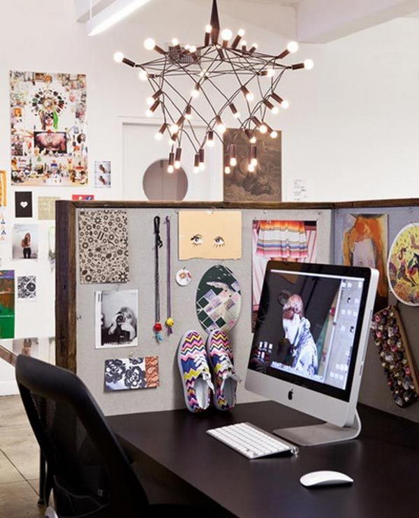 DIY cubicle decorations which bring your personal touch, energy and atmosphere to your work space.