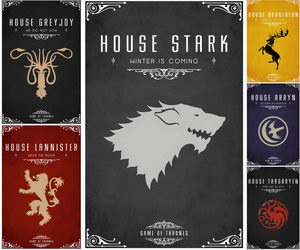 Game Of Thrones House Sigil Collection – Iron-On Embroidered Patch – You Pick, USA Made
