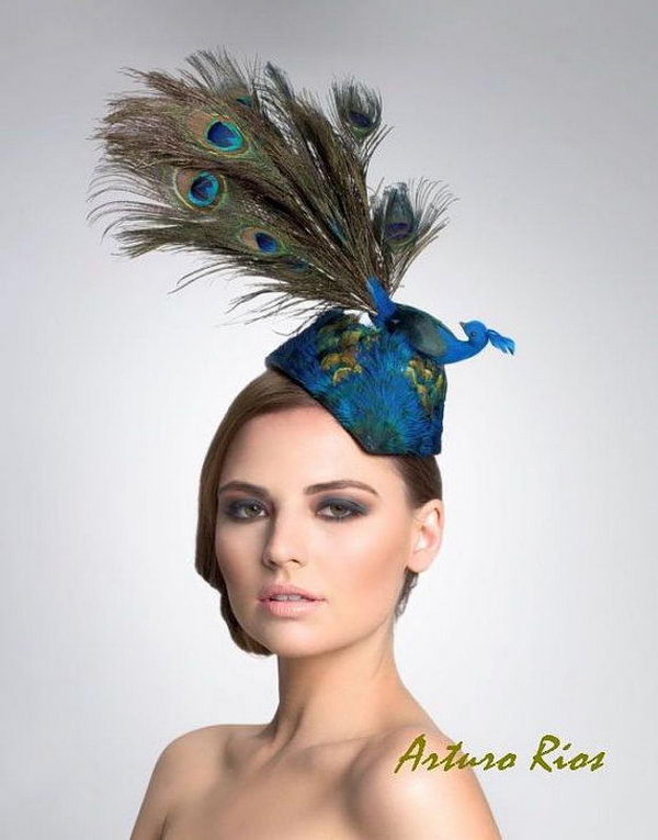 Kentucky Derby hats that are known for their vivacious colors and wildly extravagant size.