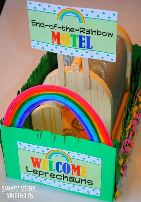 DIY Leprechaun Trap Craft for St. Patrick’s Day.