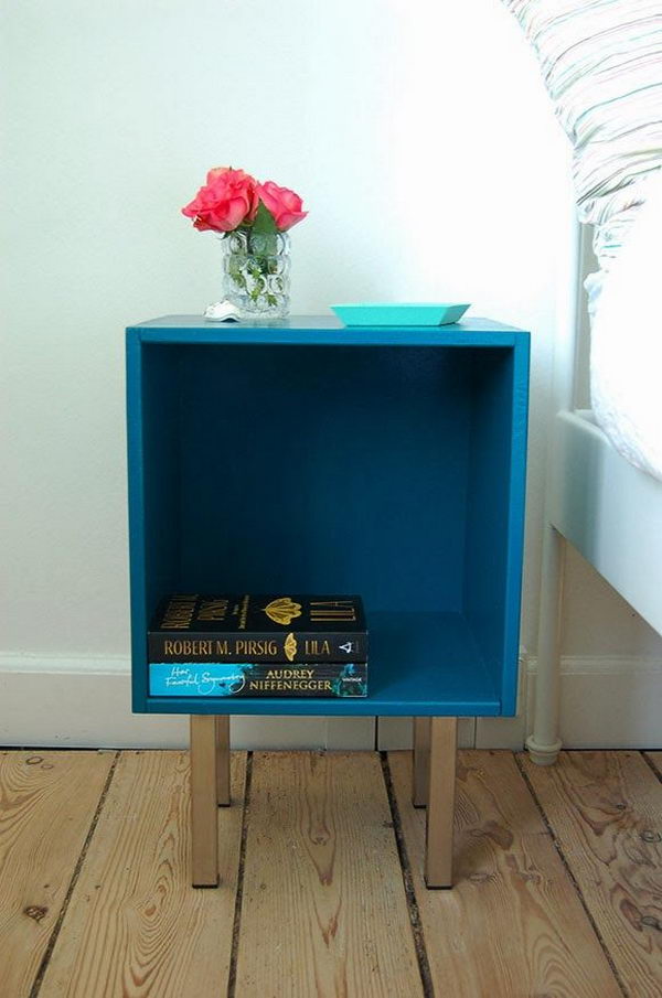 30 Creative Nightstand Ideas for Home Decoration Hative