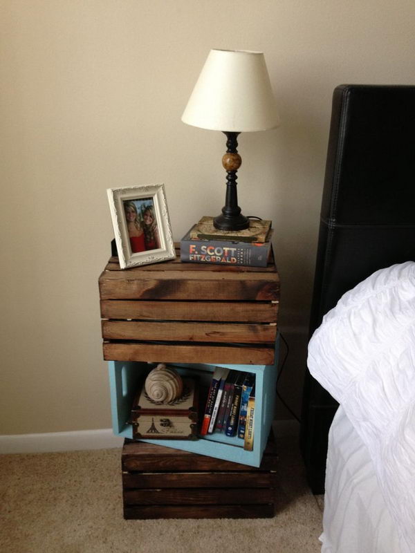 Bedroom Nightstands Bold Colors