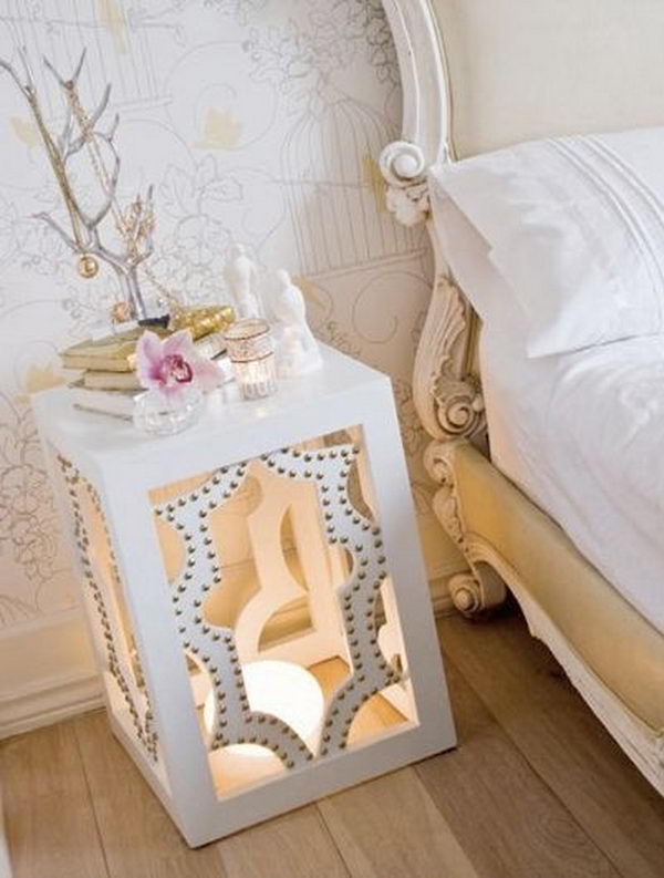 30 Creative Nightstand Ideas for Home Decoration - Hative