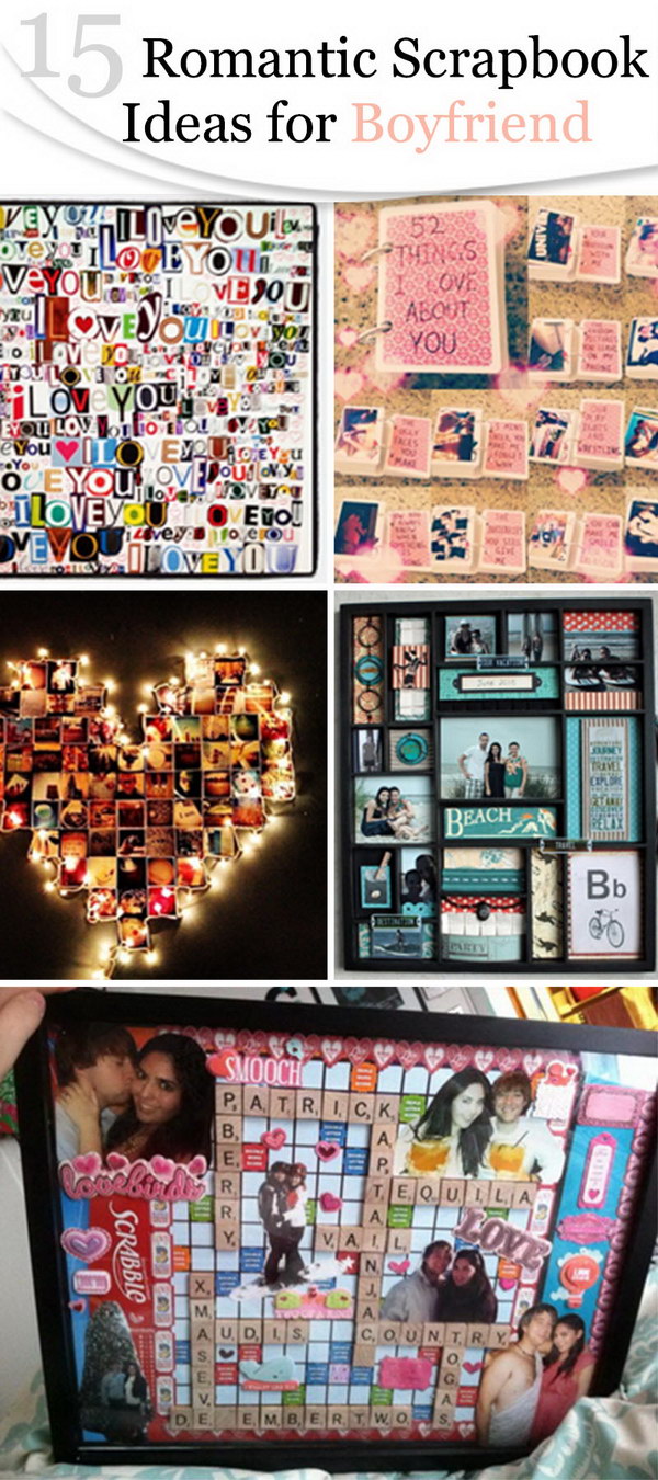 diy scrapbook ideas for boyfriend