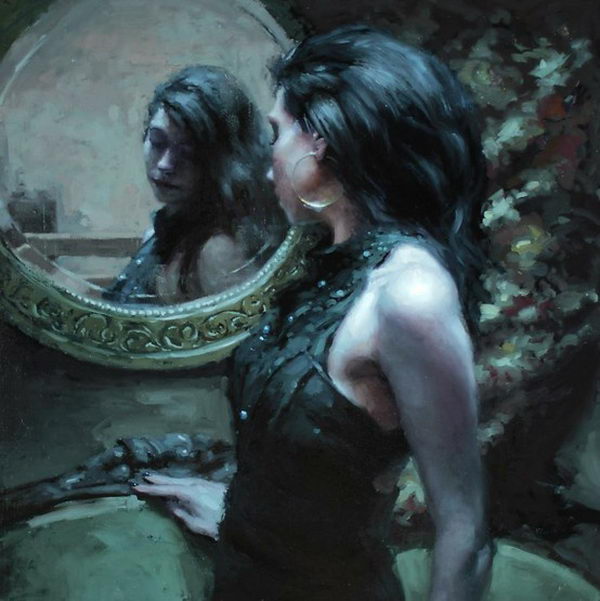 Jeremy Mann Figurative Painting.