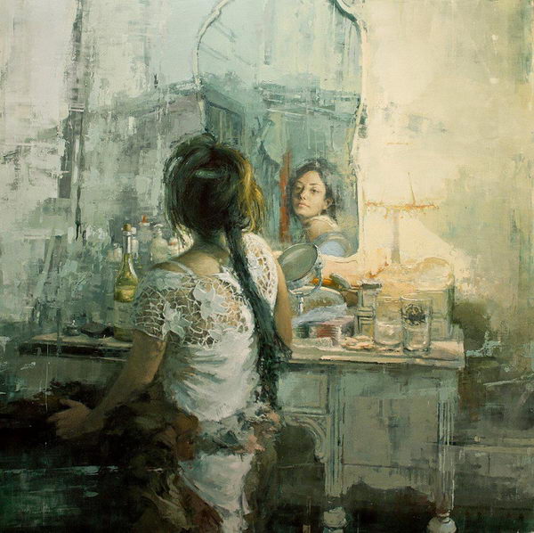 Jeremy Mann Figurative Painting.