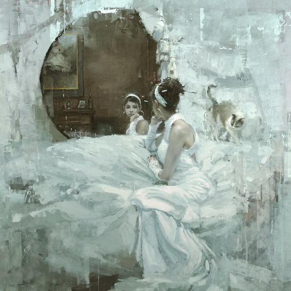 Jeremy Mann Figurative Painting.