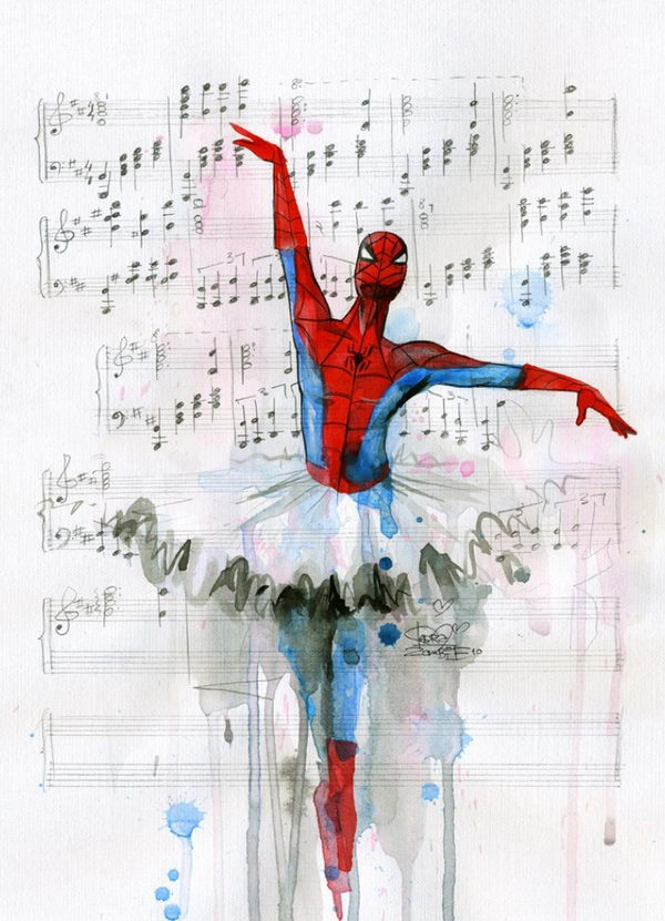 Cool Spiderman Drawing.