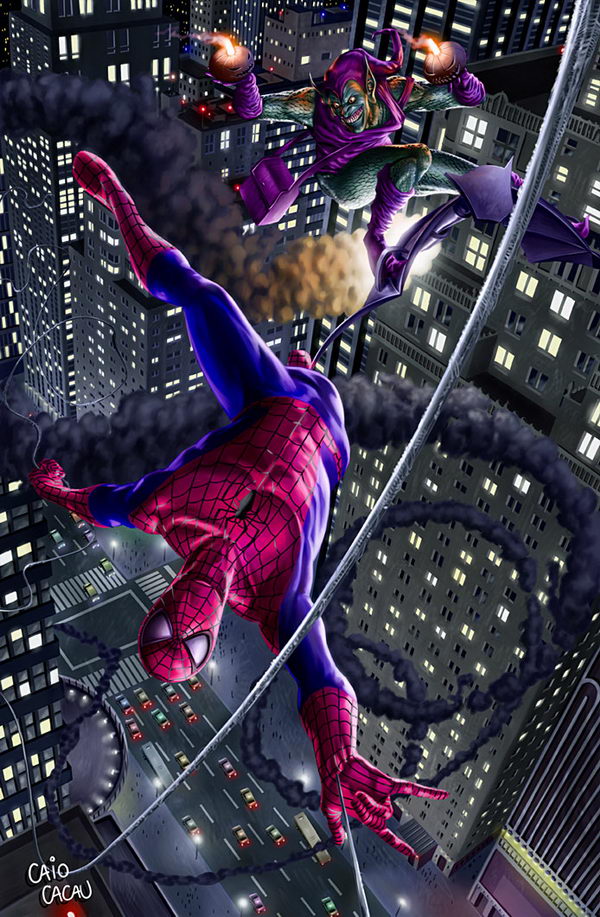 Cool Spiderman Drawing.