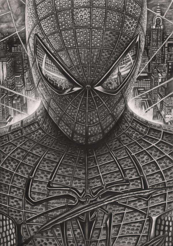 Cool Spiderman Drawing.