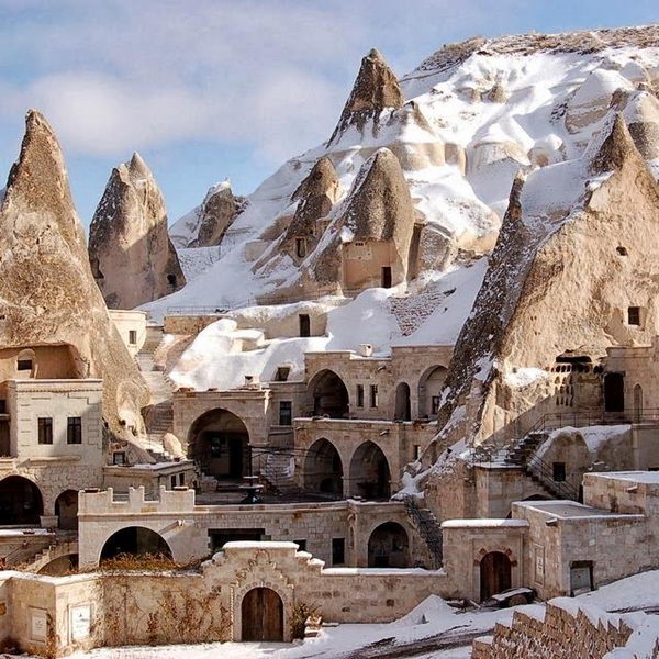 Fairy Chimney Hotel in Turkey.