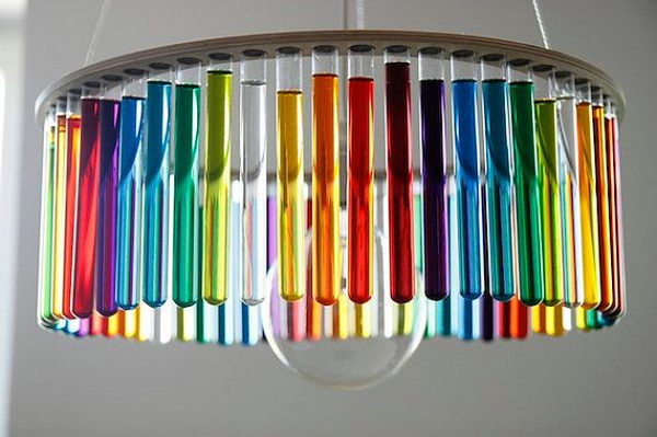 Chemistry Test Tubes Chandelier.