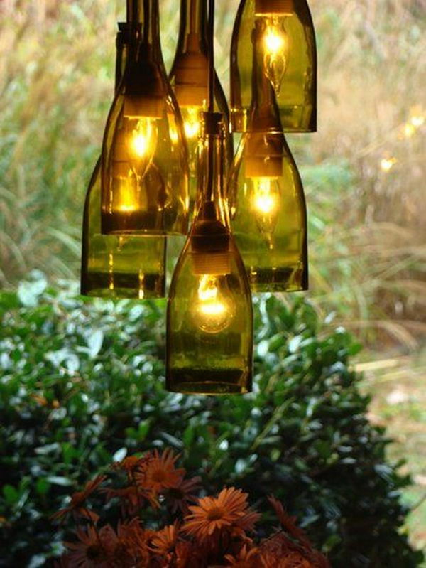 6 diy chandelier for wine lovers