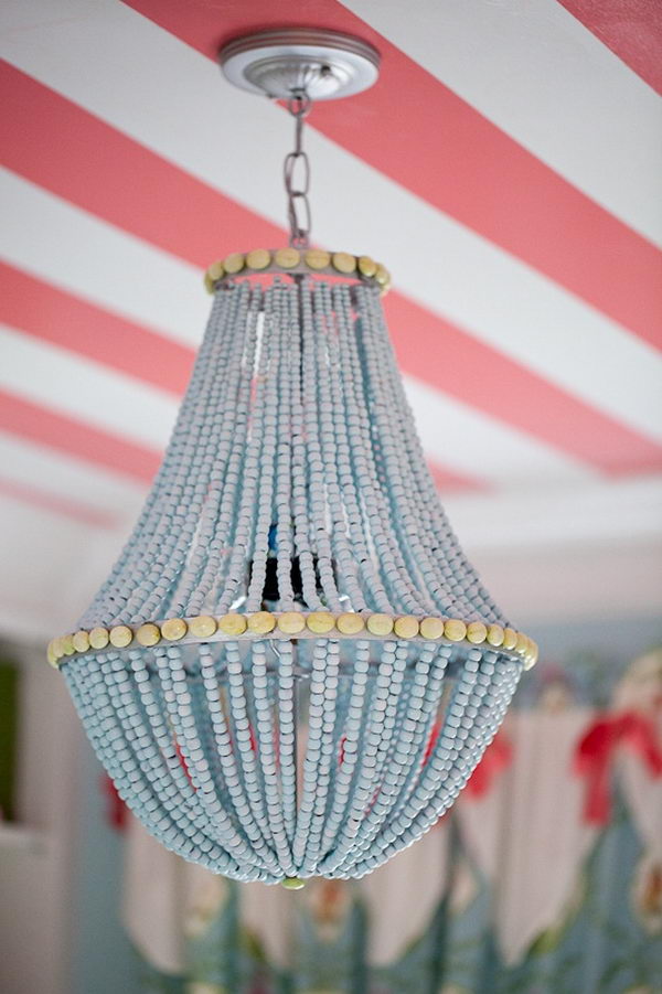 7 beaded chandelier