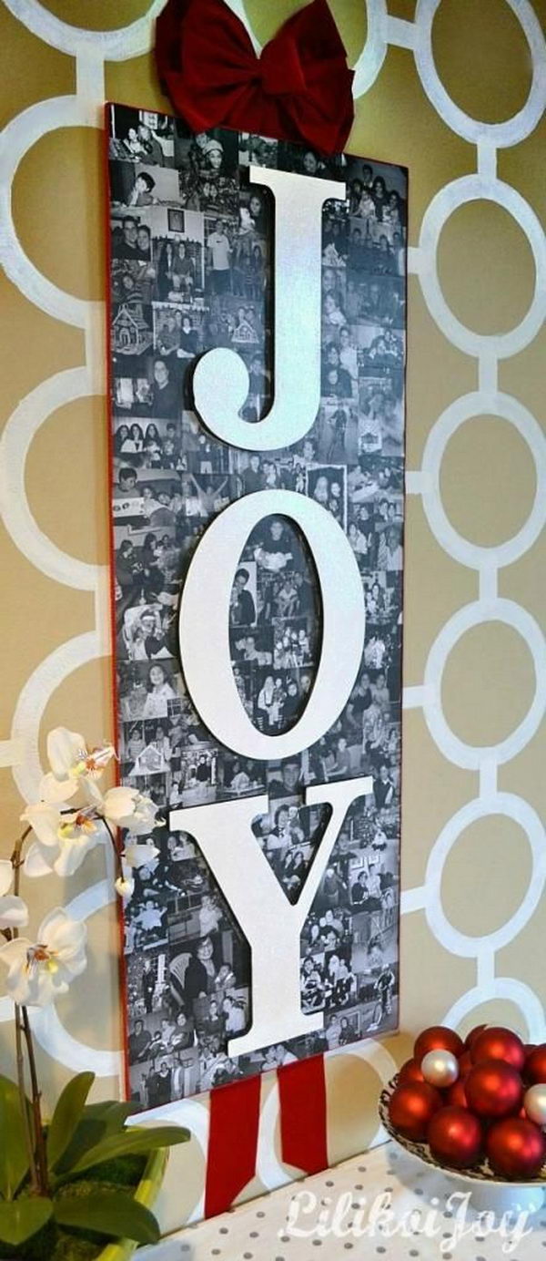 10+ Cool Christmas Joy Sign Ideas &amp; Tutorials - Hative