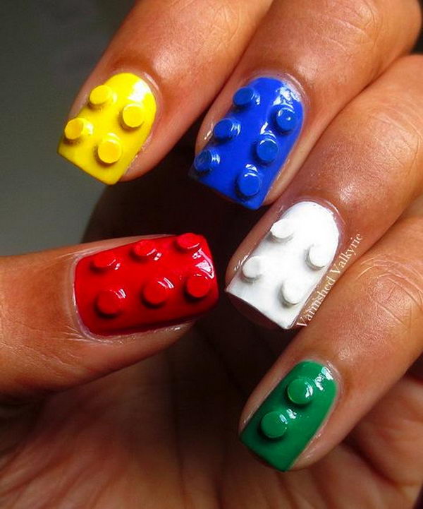 35 Cool 3D Nail Art - Hative