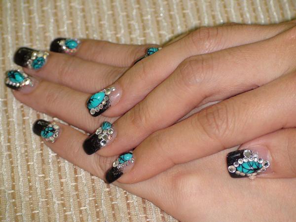 3D Crystal Nail Art Stickers - wide 5