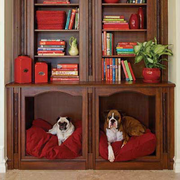 Cool Pet Bed Ideas. Unused stuff at your home can be recycled and turned into pet beds that looks packed yet stylish.