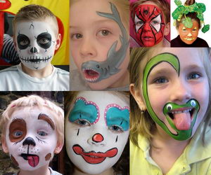 Simple Face Painting Chart