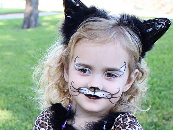 kids face painting ideas cat