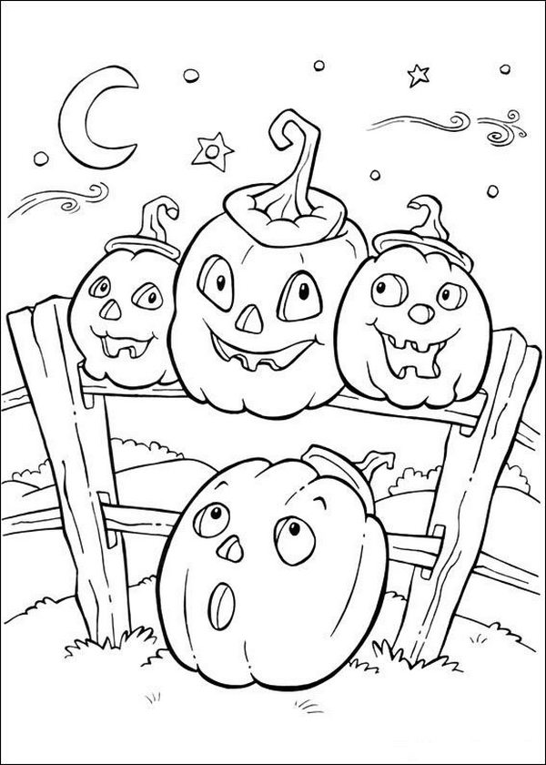 Fun Halloween Coloring Coloring Pages