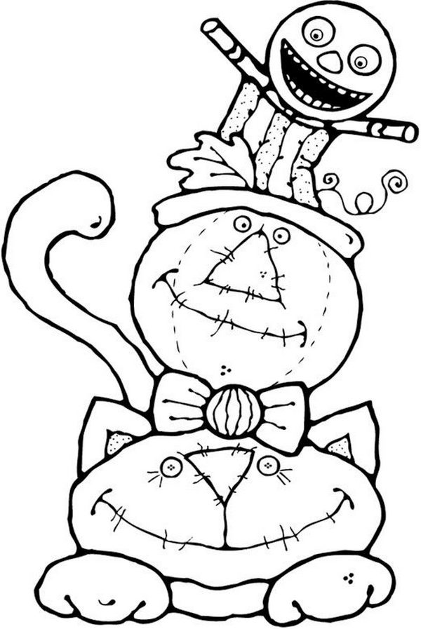20 Fun Halloween Coloring Pages for Kids - Hative
