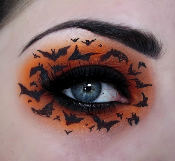 20 Cool Halloween Eye Makeup Ideas - Hative