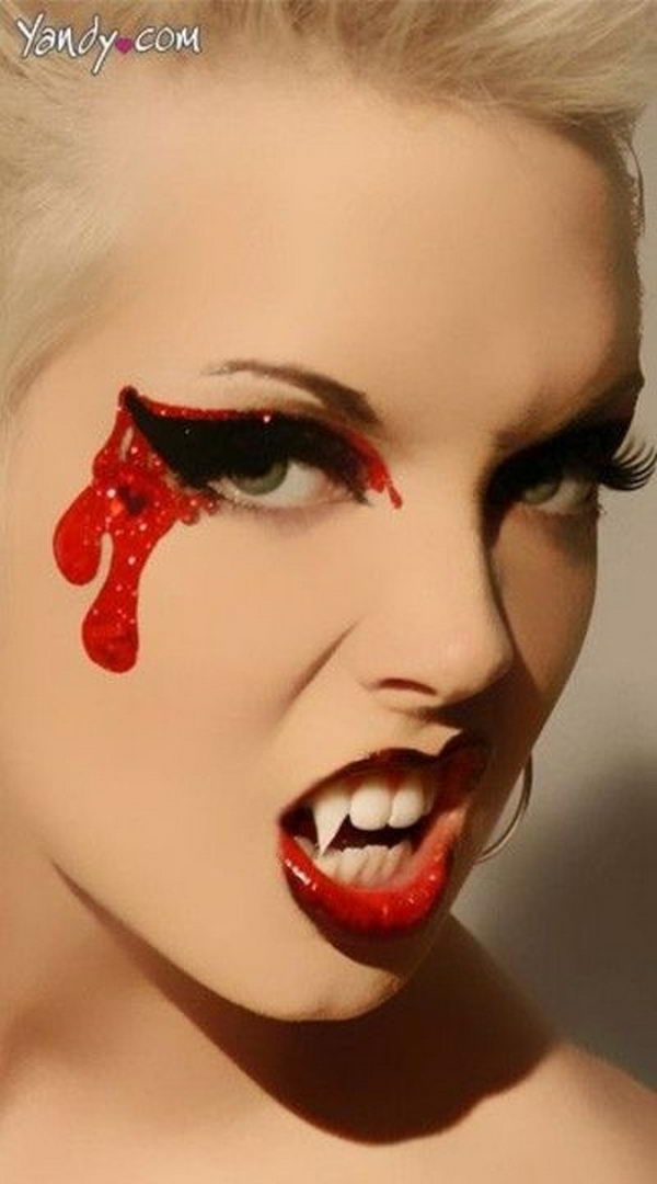 makeup halloween eye costumes cool vampire awesome eyes scary costume kit looks bloodlust blood haloween yandy glitter source juxtapost try