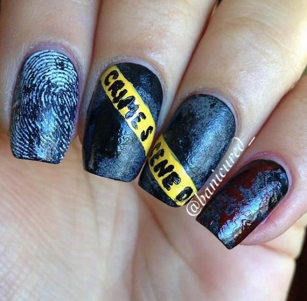 30 Cool Halloween Nail Art Ideas Hative