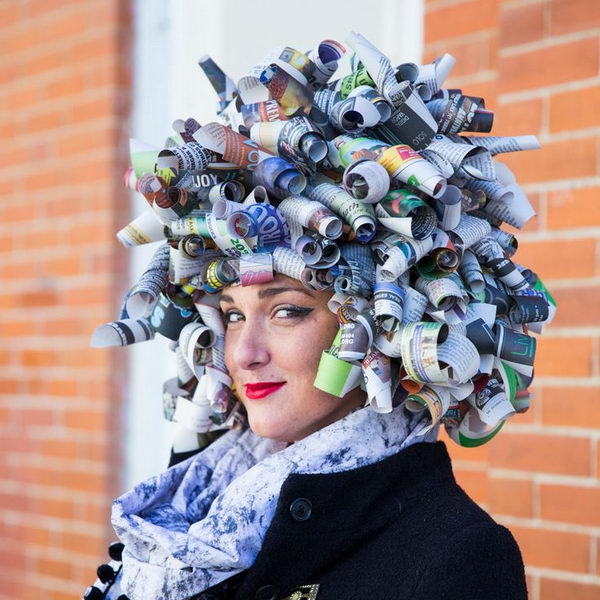 20 Creative Newspaper Craft Fashion Ideas Hative