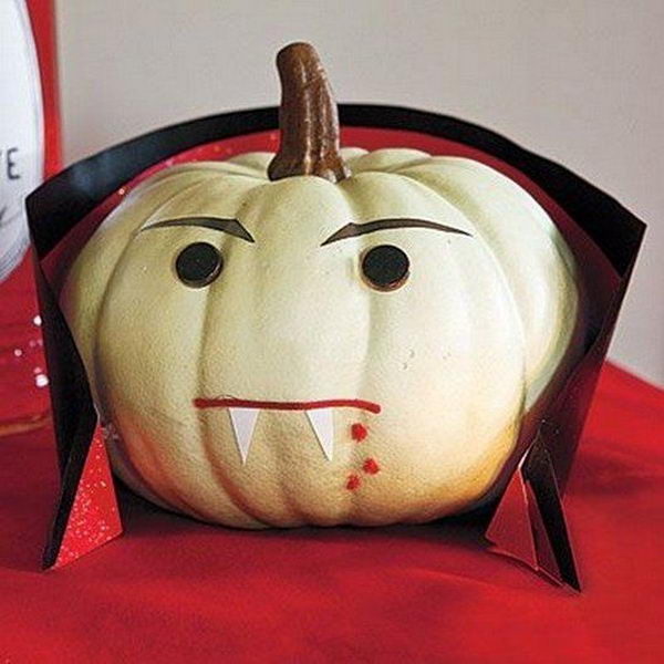 30 No Carve Pumpkin Ideas for Halloween Decoration - Hative